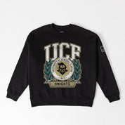 CENTRAL FLORIDA KNIGHTS VICTORY LANE BLACK LABEL PREMIUM FLEECE DROP SHOULDER CREWNECK