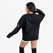 DALLAS COWBOYS LEGACY CLUB BLACK LABEL PREMIUM FLEECE DROP SHOULDER CREWNECK