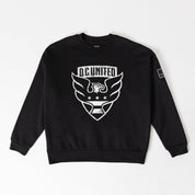 DC UNITED BOLD MOVE BLACK LABEL PREMIUM FLEECE DROP SHOULDER CREWNECK