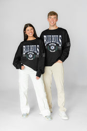 DUKE BLUE DEVILS HONOR BOUND BLACK LABEL PREMIUM FLEECE CREWNECK
