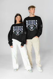 DUKE BLUE DEVILS HONOR BOUND BLACK LABEL PREMIUM FLEECE CREWNECK