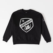 FC CINCINNATI BOLD MOVE BLACK LABEL PREMIUM FLEECE DROP SHOULDER CREWNECK