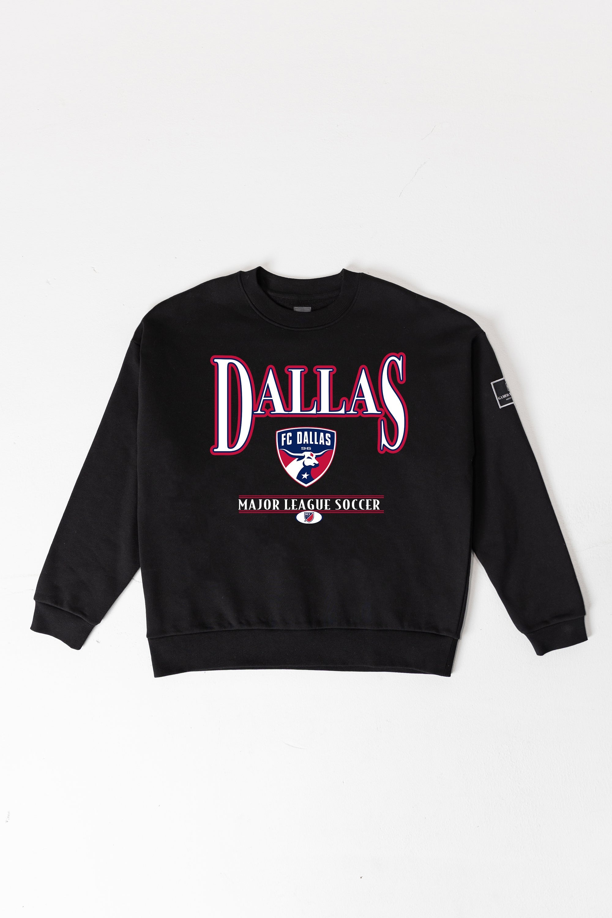 FC DALLAS PLAYERS ONLY BLACK LABEL PREMIUM FLEECE DROP SHOULDER CREWNECK