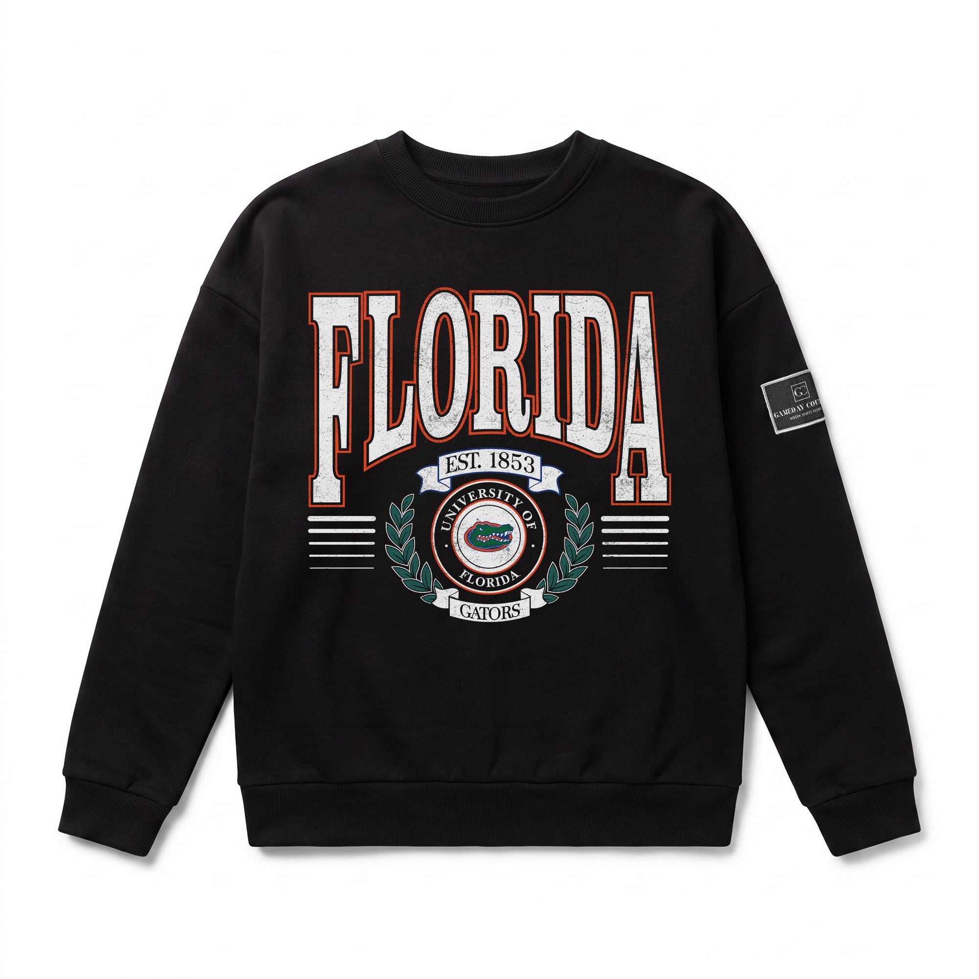 FLORIDA GATORS HONOR BOUND BLACK LABEL PREMIUM FLEECE CREWNECK