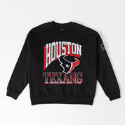 HOUSTON TEXANS VICTORY PRIME BLACK LABEL PREMIUM FLEECE DROP SHOULDER CREWNECK