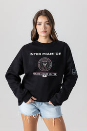 INTER MIAMI CF PLAYERS ONLY BLACK LABEL PREMIUM FLEECE DROP SHOULDER CREWNECK