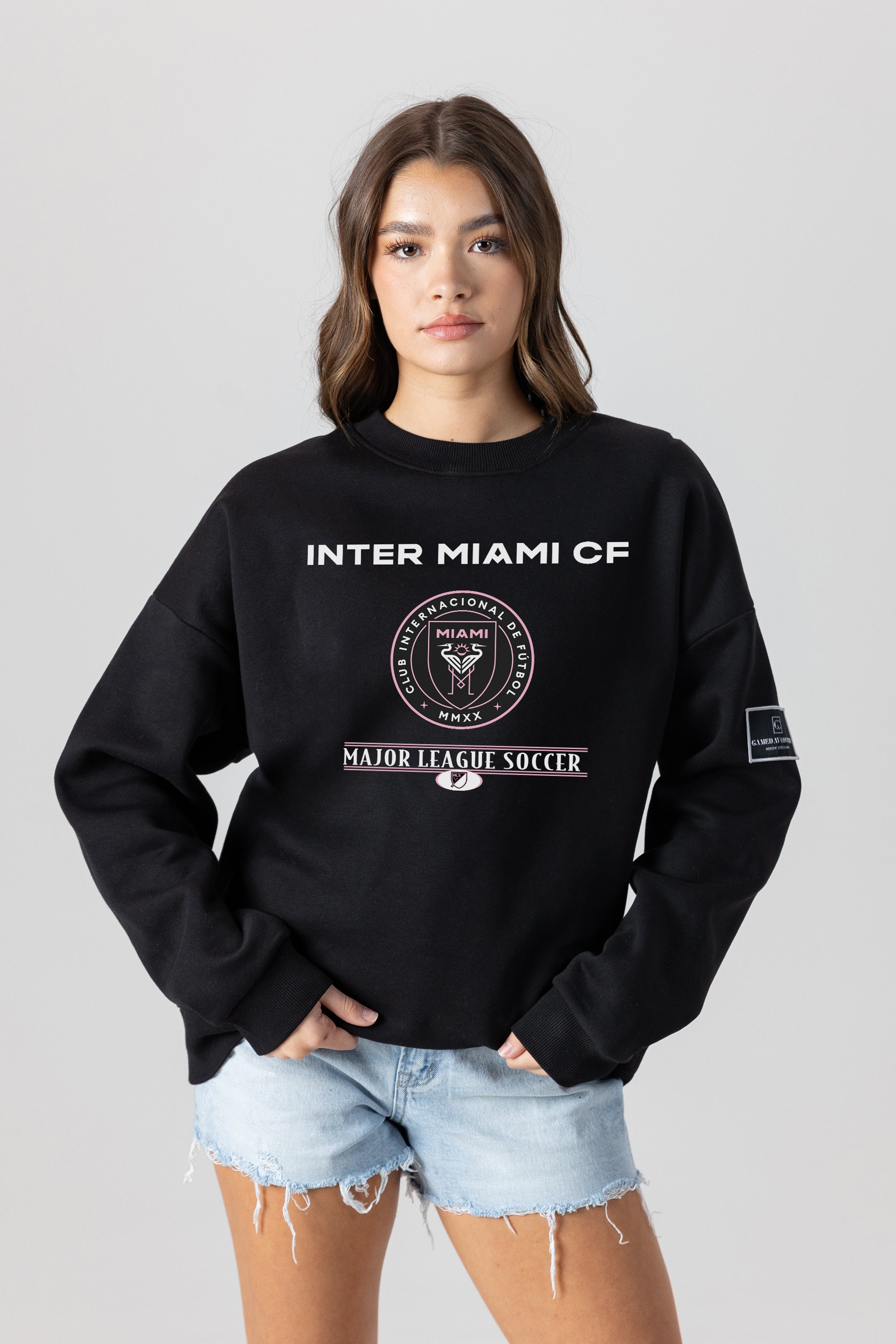 INTER MIAMI CF PLAYERS ONLY BLACK LABEL PREMIUM FLEECE DROP SHOULDER CREWNECK