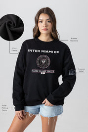 INTER MIAMI CF PLAYERS ONLY BLACK LABEL PREMIUM FLEECE DROP SHOULDER CREWNECK