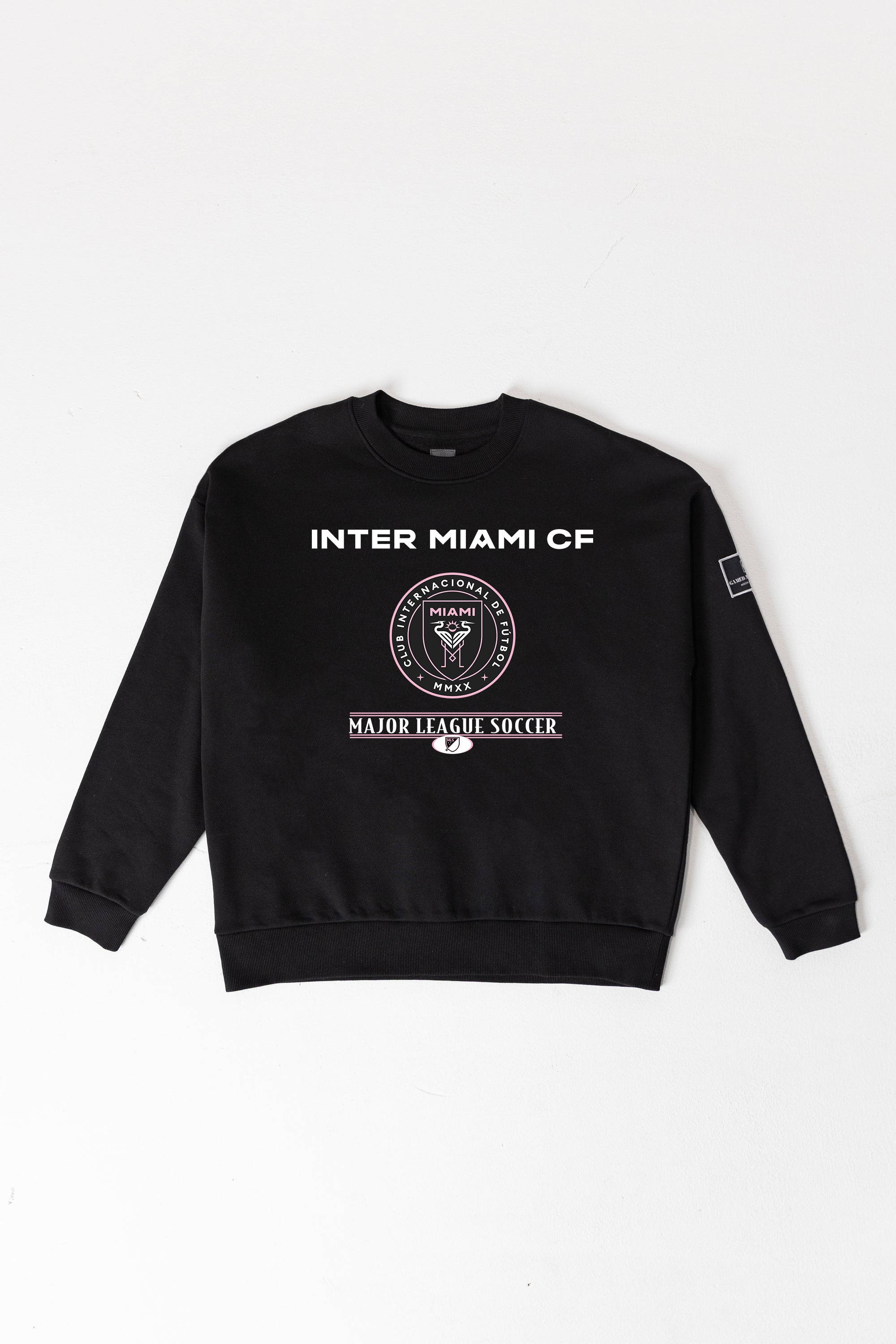 INTER MIAMI CF PLAYERS ONLY BLACK LABEL PREMIUM FLEECE DROP SHOULDER CREWNECK