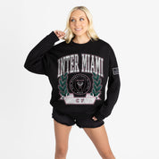 INTER MIAMI CF LEGACY CLUB BLACK LABEL PREMIUM FLEECE DROP SHOULDER CREWNECK