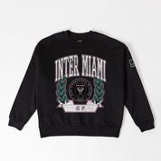 INTER MIAMI CF LEGACY CLUB BLACK LABEL PREMIUM FLEECE DROP SHOULDER CREWNECK