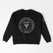 INTER MIAMI CF BOLD MOVE BLACK LABEL PREMIUM FLEECE DROP SHOULDER CREWNECK