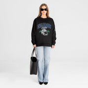 INDIANAPOLIS COLTS FIELD FOCUS BLACK LABEL PREMIUM FLEECE DROP SHOULDER CREWNECK