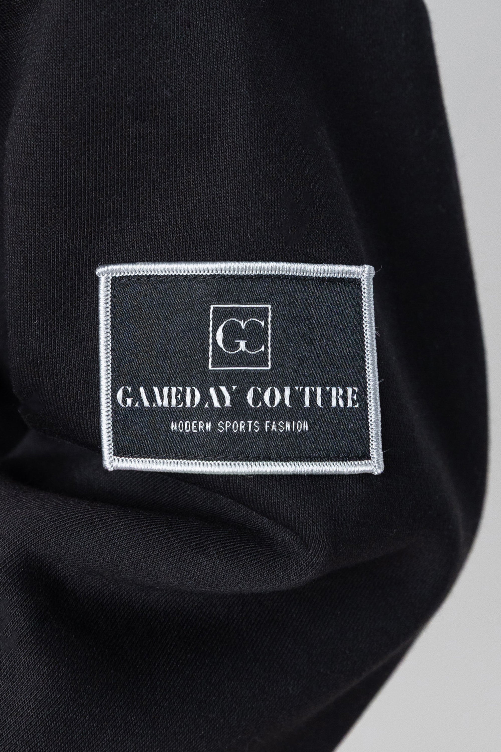 IOWA HAWKEYES LEVEL UP BLACK LABEL PREMIUM FLEECE CREW SWEATSHIRT