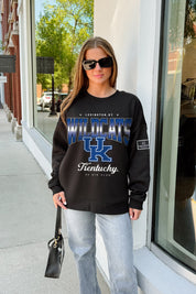KENTUCKY WILDCATS POWERHOUSE PLAY BLACK LABEL PREMIUM FLEECE CREW SWEATSHIRT