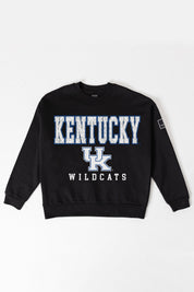 KENTUCKY WILDCATS LEVEL UP BLACK LABEL PREMIUM FLEECE CREW SWEATSHIRT