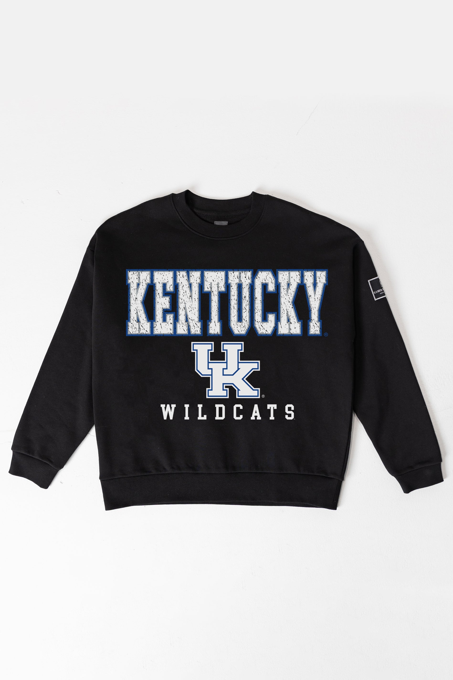 KENTUCKY WILDCATS LEVEL UP BLACK LABEL PREMIUM FLEECE CREW SWEATSHIRT
