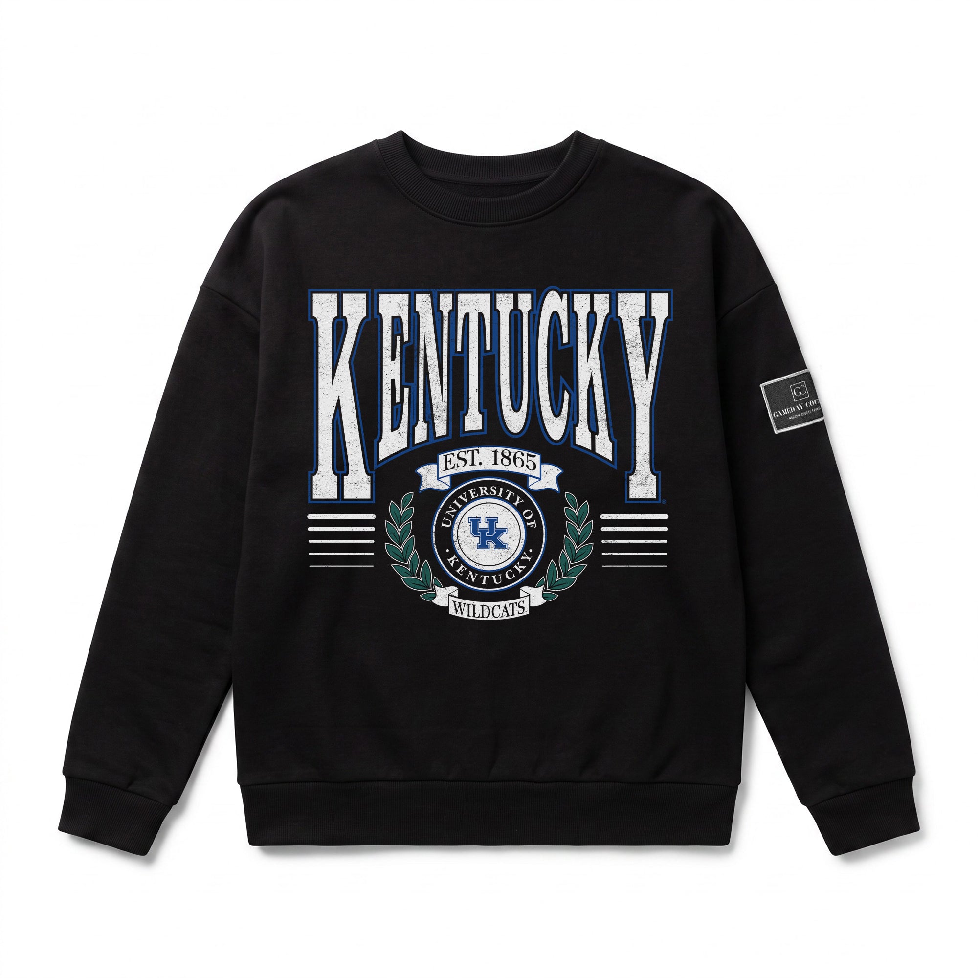 KENTUCKY WILDCATS HONOR BOUND BLACK LABEL PREMIUM FLEECE CREWNECK