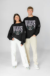 KANSAS STATE WILDCATS HONOR BOUND BLACK LABEL PREMIUM FLEECE CREWNECK
