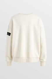 LOS ANGELES CHARGERS CLUTCH MOVE BLACK LABEL PREMIUM FLEECE CREW SWEATSHIRT BY RANDI MAHOMES
