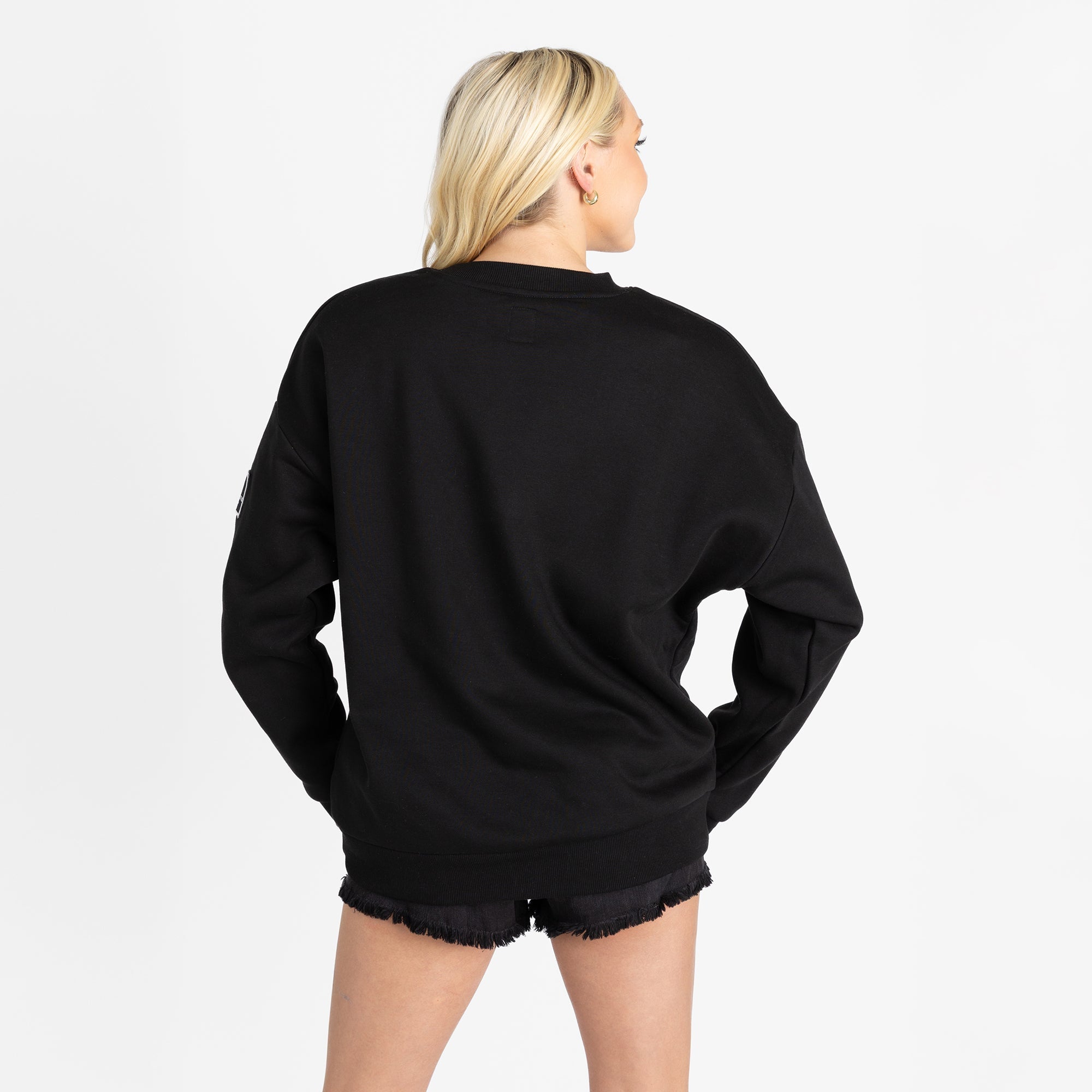 LOS ANGELES FC LEGACY CLUB BLACK LABEL PREMIUM FLEECE DROP SHOULDER CREWNECK