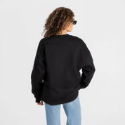 MIAMI DOLPHINS BOLD MOVE BLACK LABEL PREMIUM FLEECE DROP SHOULDER CREWNECK