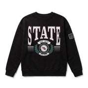 MISSISSIPPI STATE BULLDOGS HONOR BOUND BLACK LABEL PREMIUM FLEECE CREWNECK
