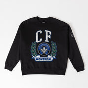 CF MONTREAL LEGACY CLUB BLACK LABEL PREMIUM FLEECE DROP SHOULDER CREWNECK
