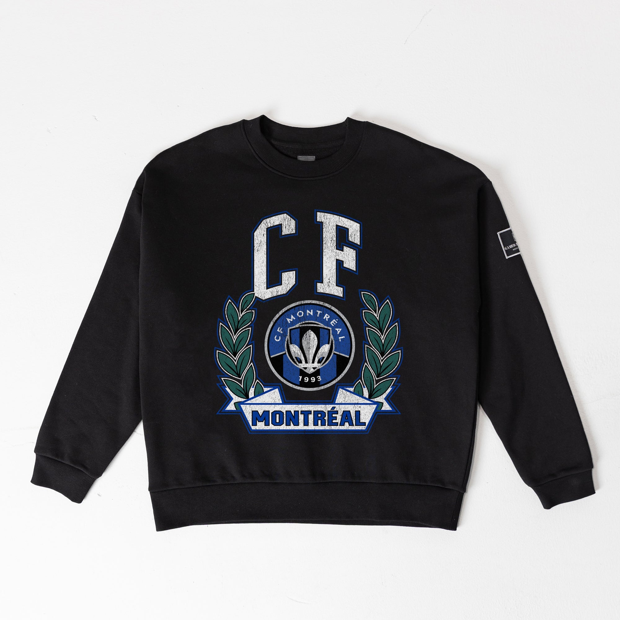 CF MONTREAL LEGACY CLUB BLACK LABEL PREMIUM FLEECE DROP SHOULDER CREWNECK