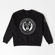 PHILADELPHIA UNION BOLD MOVE BLACK LABEL PREMIUM FLEECE DROP SHOULDER CREWNECK