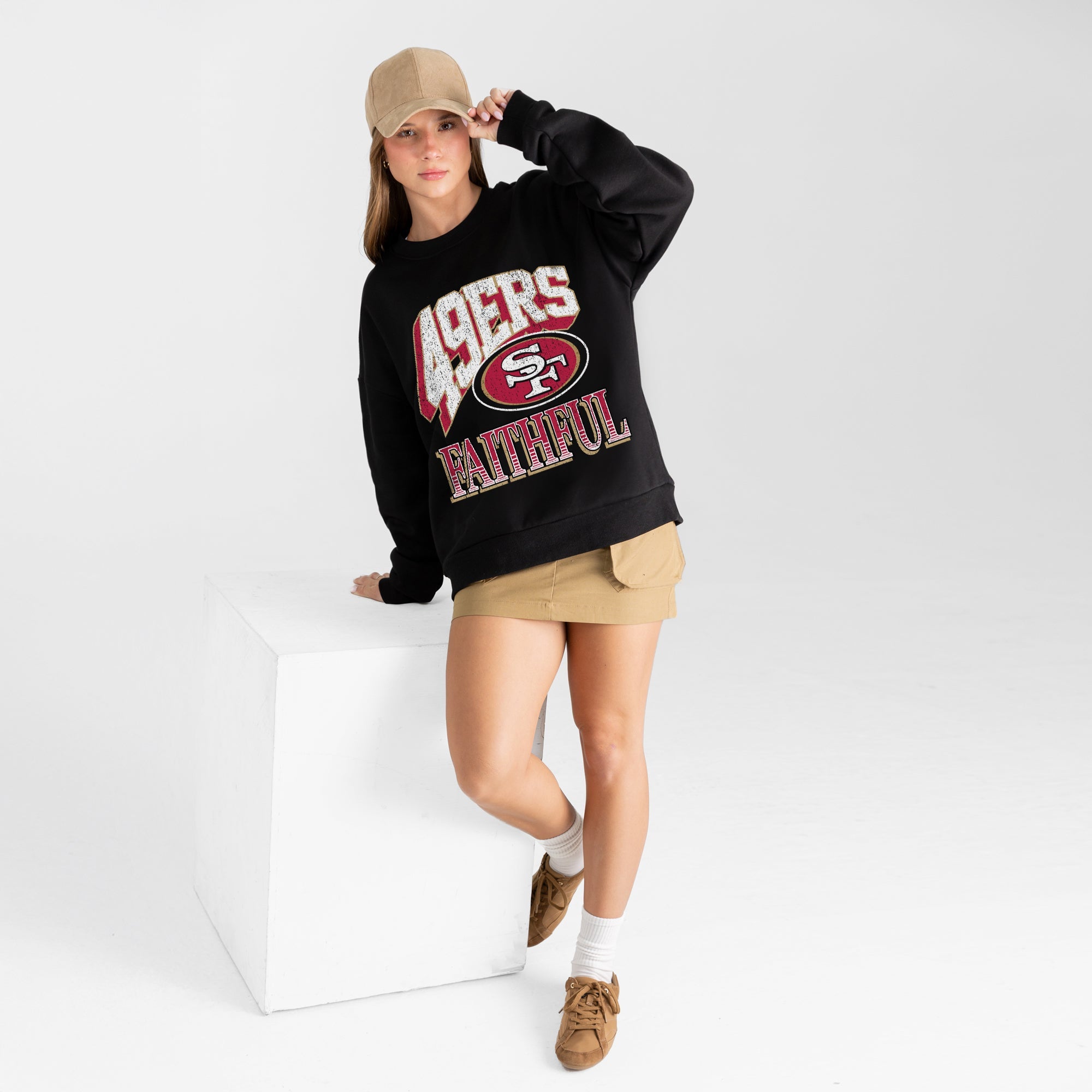 SAN FRANCISCO 49ERS VICTORY PRIME BLACK LABEL PREMIUM FLEECE DROP