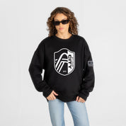 ST. LOUIS CITY SC BOLD MOVE BLACK LABEL PREMIUM FLEECE DROP SHOULDER CREWNECK