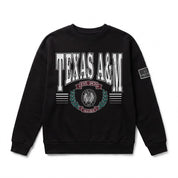 TEXAS A&M AGGIES HONOR BOUND BLACK LABEL PREMIUM FLEECE CREWNECK
