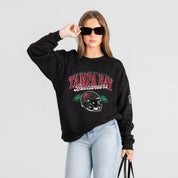 TAMPA BAY BUCCANEERS FIELD FOCUS BLACK LABEL PREMIUM FLEECE DROP SHOULDER CREWNECK