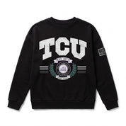 TCU HORNED FROGS HONOR BOUND BLACK LABEL PREMIUM FLEECE CREWNECK