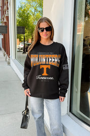 TENNESSEE VOLUNTEERS POWERHOUSE PLAY BLACK LABEL PREMIUM FLEECE CREW SWEATSHIRT