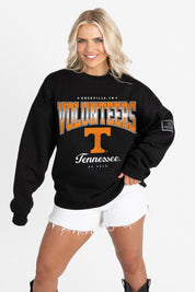 TENNESSEE VOLUNTEERS POWERHOUSE PLAY BLACK LABEL PREMIUM FLEECE CREW SWEATSHIRT
