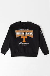TENNESSEE VOLUNTEERS POWERHOUSE PLAY BLACK LABEL PREMIUM FLEECE CREW SWEATSHIRT