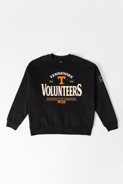 TENNESSEE VOLUNTEERS PLAYERS ONLY BLACK LABEL PREMIUM FLEECE DROP SHOULDER CREWNECK