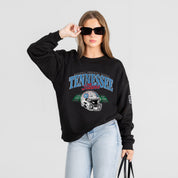 TENNESSEE TITANS FIELD FOCUS BLACK LABEL PREMIUM FLEECE DROP SHOULDER CREWNECK