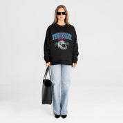 TENNESSEE TITANS FIELD FOCUS BLACK LABEL PREMIUM FLEECE DROP SHOULDER CREWNECK