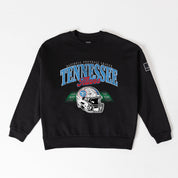 TENNESSEE TITANS FIELD FOCUS BLACK LABEL PREMIUM FLEECE DROP SHOULDER CREWNECK