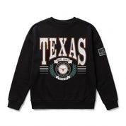 TEXAS LONGHORNS HONOR BOUND BLACK LABEL PREMIUM FLEECE CREWNECK