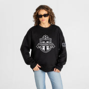 TORONTO FC BOLD MOVE BLACK LABEL PREMIUM FLEECE DROP SHOULDER CREWNECK