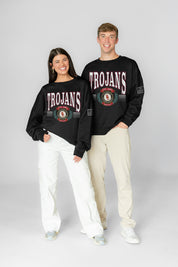 USC TROJANS HONOR BOUND BLACK LABEL PREMIUM FLEECE CREWNECK