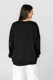 VIRGINIA TECH HOKIES HONOR BOUND BLACK LABEL PREMIUM FLEECE CREWNECK
