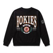 VIRGINIA TECH HOKIES HONOR BOUND BLACK LABEL PREMIUM FLEECE CREWNECK