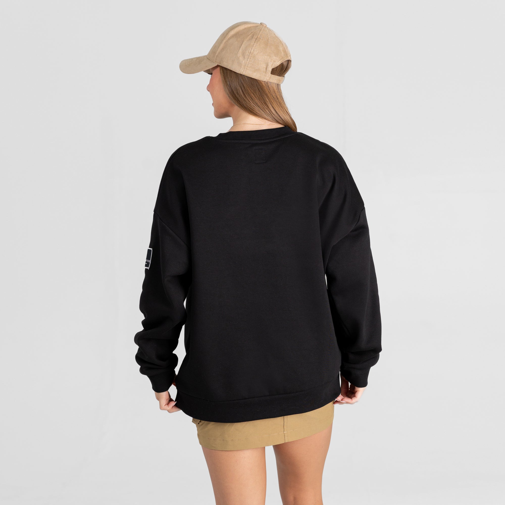 WASHINGTON COMMANDERS VICTORY PRIME BLACK LABEL PREMIUM FLEECE DROP SHOULDER CREWNECK