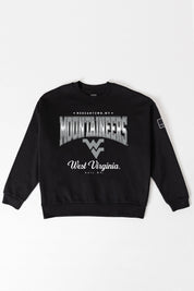 WEST VIRGINIA MOUNTAINEERS POWERHOUSE PLAY BLACK LABEL PREMIUM FLEECE CREW SWEATSHIRT