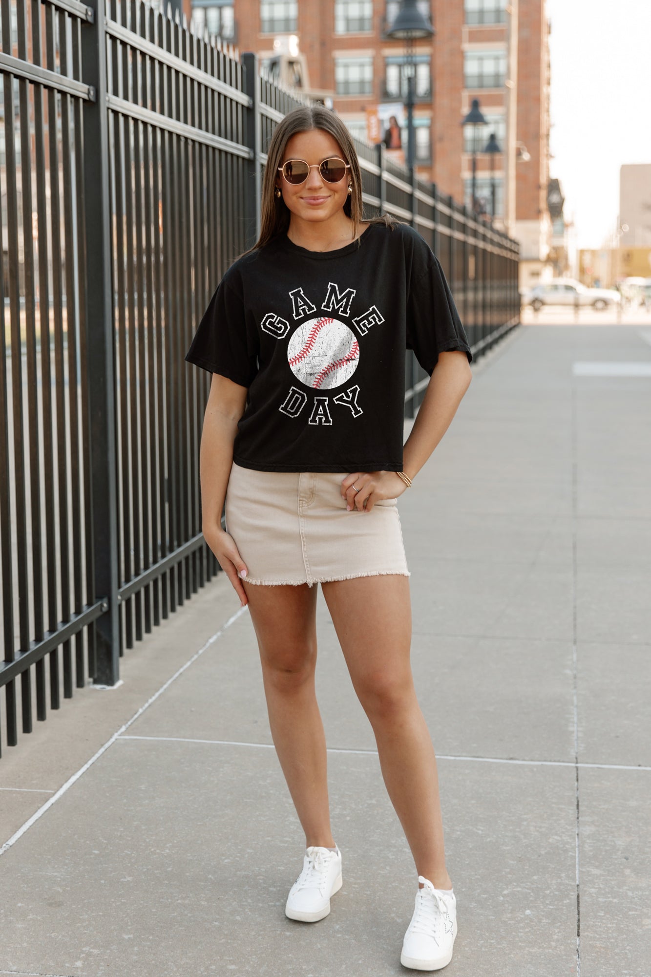 THESE ARE THE GLORY DAYS CLASSIC CROP TEE